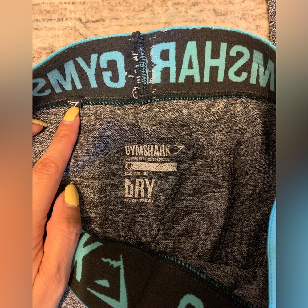 Gymshark Flex Leggings In Charcoal Size Medium - image 4